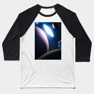 Copy of PEACEFUL AND WONDERFUL SPACE JOURNEY Baseball T-Shirt